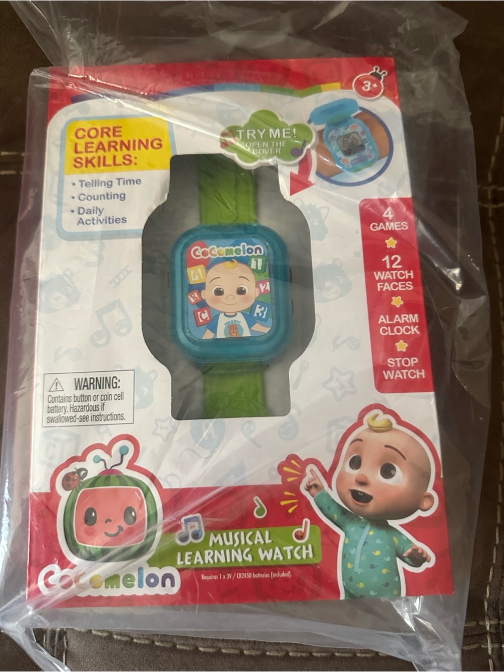 Cocomelon Kids Musical Learning Watch - Green